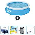 - piscina fuori terra in giro 305x76 cm blu include accessori coordinati cb10