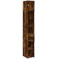 - mobile sottile rovere fumo 30x42 5x225 cm in truciolato