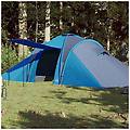- tenda da campeggio a cupola per 4 persone blu impermeabile