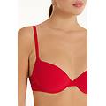 reggiseno push up in microfibra riciclata athens donna rosso tamaño 3b