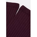 calzini a coste donna bordeaux 36-38