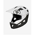 casco singletrack integrale bianco nero intenso m-l