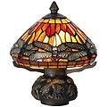 graziosa lampada da tavolo libella tiffany