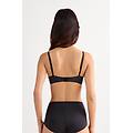 reggiseno push-up silvia in microfibra ultralight donna nero taglia 2b