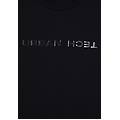 freddy - t-shirt regular con spalle raglan e doppia stampa lucida jet black uomo large