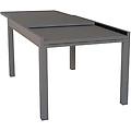 milanihome. it tavolo rettangolare allungabile in alluminio da esterno giardin taupe 135 x 75 x 90