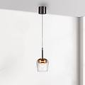 paul neuhaus lampada a sospensione smart led q-kon color rame ø 21 cm