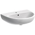 leroy merlin lavabo sospeso semicerchio selnova h 18. 5 x p 50 cm in ceramica bianco lucido