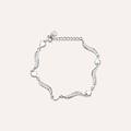 bracciale silver shine argento rodiato cubic zirconia collezione silver shine bianco
