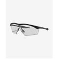 occhiali m frame industrial black con lenti clear