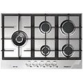 gtd85thixn piano cottura acciaio inox da incasso 75 cm 5 fornello (i)