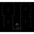 ihes4s61 piano cottura a induzione nero da incasso 60cm 4 zone power manager