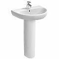 colonna per lavabo selnova bianco lucido (500. 341. 01. 7)