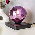 lampada da tavolo canopus viola ø 15 cm vetro 1 x e14