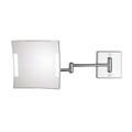 KOHINOOR koh-i-noor specchio ingranditore x3 da parete a 2 braccia serie quadrolo led codice prod c60/2kk3