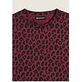 felpa donna leopardata girocollo leopard ani black on cordovan donna extra large