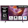 oled ai tv 55'' qe55s85fauxzt 4k processore nq4 ai gen2 4k ai upscaling schermo antiriflesso oled