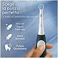 oral-b spazzolino elettrico io2 + custodia forest green