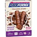 pesoforma barrette al cioccolato al latte 12 barrette da 31 grammi cioccolato al latte