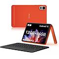 tablet zeno 1 wifi + 4g 8 4gb 64gb arancione con tastiera