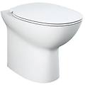vaso wc a pavimento filomuro morning colore bianco con sedile incluso