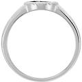 anello silver elegance argento rodiato cubic zirconia collezione silver elegance misura 52 bianco