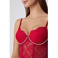 reggiseno bra top push-up precious spark donna rosso tama&ntilde;o 2b