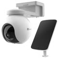 telecamera di videosorveglianza connessa hb8 + pannello solare motorizzata