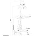 neomounts by fpma-mobile1700 carrello e supporto multimediale nero (fpma-mobile1700)