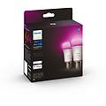 hue kit 2x lampadine e27 color & white 29131700