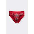 slip cotone superior stampa tartan rosso uomo rosso taglia 7