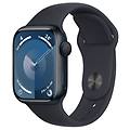 watch series 9 gps cassa 41mm in alluminio mezzanotte con cinturino sport mezzanotte m/l