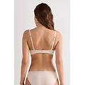 reggiseno a balconcino sofia in microfibra ultralight donna naturale taglia 3e