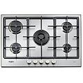 piastra gmal 7522/ixl acciaio inox 5 fuochi gas da incasso 73cm