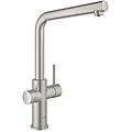 blue home rubinetto multifunzione bocca l wifi supersteel cromo spazzolato acqua filtrata naturale
