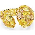 bracciale rigido gema placcato color oro m