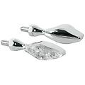 - cp. frecce cromate mod. storm led vetro bianco