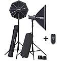 set per studio fotografico d-lite rx 4/4 softbox to go 400 ws skyport