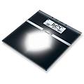 bilancia pesapersone digitale 180kg display lcd design moderno vetro/plastica indicatori e