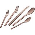 minimale (matted) 30-pz. set di posate da degustazione vintage rosegold