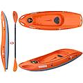 tahe canoa rigida ouassou orange/grey 107051 + pagaia touring-1 fissa tahe /
