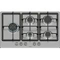 piano cottura a gas 5 fuochi 75x52 cm acciaio inox