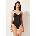 costume intero bustier corset charm donna nero m