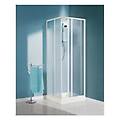 leroy merlin box doccia con ingresso angolare scorrevole aqva quadrato l 80 x l 80 x h 180 cm in