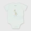 body in interlock da neonato bianco taglia 1m