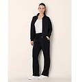 pantalone lungo sportivo con tencel modal fitness lux / nero / l nero