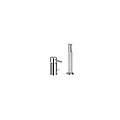 miscelatore bordo vasca con deviatore serie stick sk041lcr cromato ottone