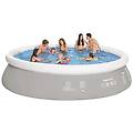 - piscina gonfiabile rotonda 450 x 122 cm grigia