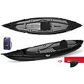 canoa gonfiabile rush 1 nera con pinna 045600-k