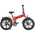 bicicletta elettrica pieghevole engine x 20x4. 0 250w rossa